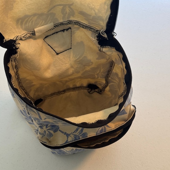 Vintage Newport Canvas Mini Backpack – Tropical Print, Beach & Concert Ready - Picture 7 of 10